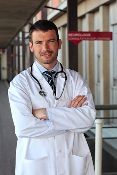 doctor in hall