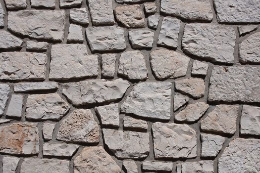 Masonry of the walls of stone