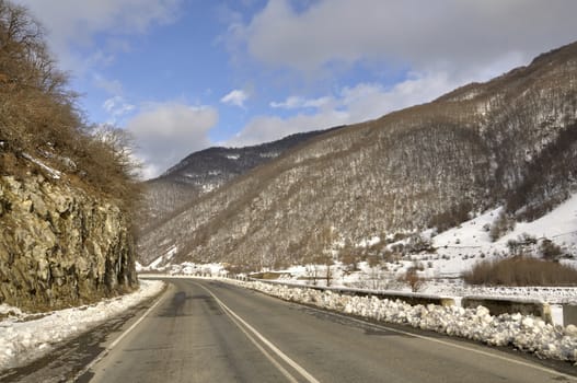 section of the Georgian Military Road