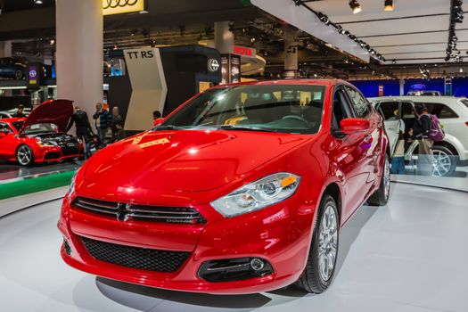 Dodge Dart Limited 2013 in Montreal Auto Show, Quebec, Canada