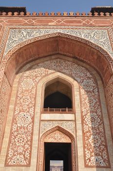 Akbar's Tomb at Sikandra (Agra) in India