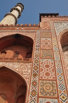 Akbar's Tomb at Sikandra (Agra) in India