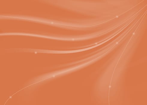 Abstract curve texture orange background