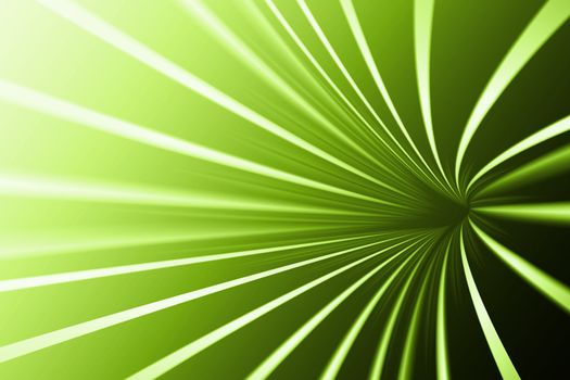 Abstract line green background