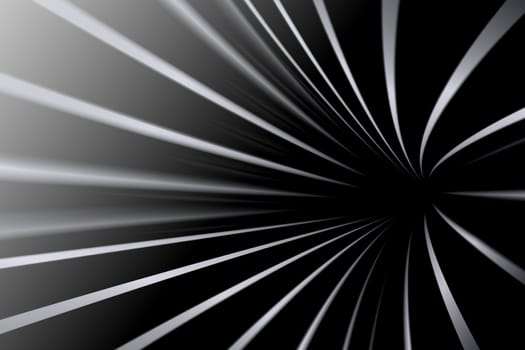 Abstract line black and white background