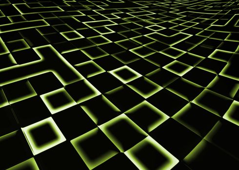 abstract square pixel mosaic background