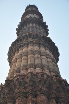 Qutab Minar in Delhi, India