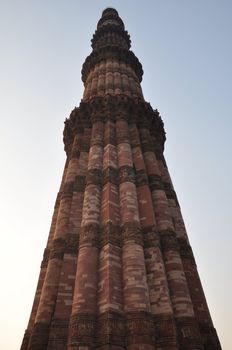 Qutab Minar in Delhi, India