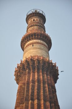 Qutab Minar in Delhi, India