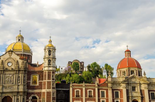 The old Basilica of Our Lady of Guadalupe in Mexico City