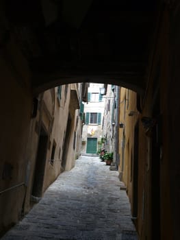 lovely, steep and narrow streets of Cortona. Tuscany