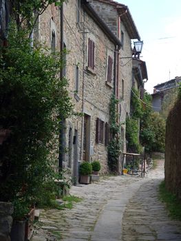 A street in Cortona, the Tuscan town of Etruscan origin