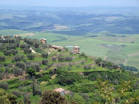 The beautiful landscape of Tuscany.