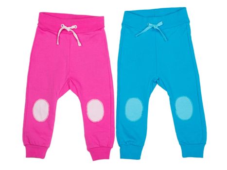 children's trousers isolated on white