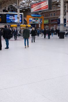 Busy hours at Victoria Station, London 
Victoria Station, London, UK, Photo taken 17/05/2012