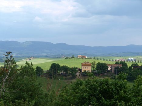 The landscape of the Val d’Orcia. Tuscany. Italiy