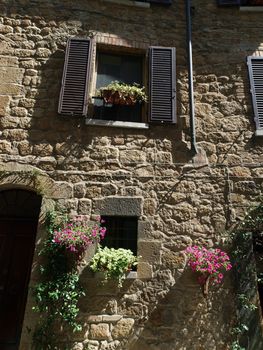 Pienza - a city with a delicious cheese and  a rare example of Renaissance town design. 