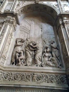 Interior of Cathedral (Duomo). Orvieto, Umbria 