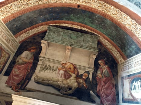 Orvieto - Duomo interior. Cappella Nova or of San Brizio