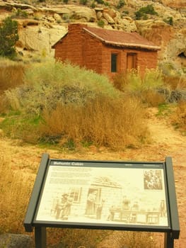 Behunin Cabin, Capitol Reef National Park, Utah, USA