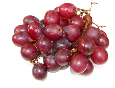 Grozdi ripe grape on white background is insulated