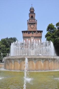 Sforza's Castle in Milan, Italy (Europe)