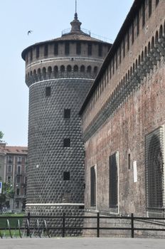 Sforza's Castle in Milan, Italy (Europe)