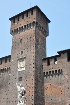 Sforza's Castle in Milan, Italy (Europe)