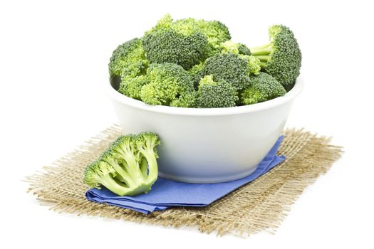 fresh broccoli in a bowl