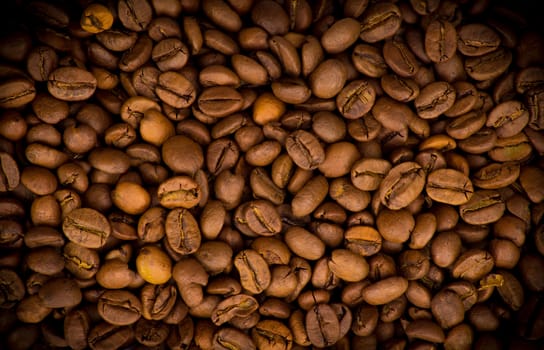 Coffee beans background