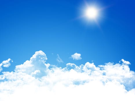 blue sky background