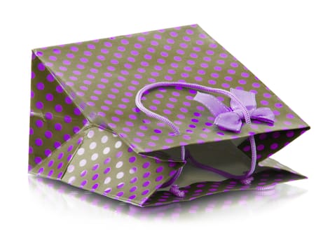 Beatiful shopping bag isolaten on white background