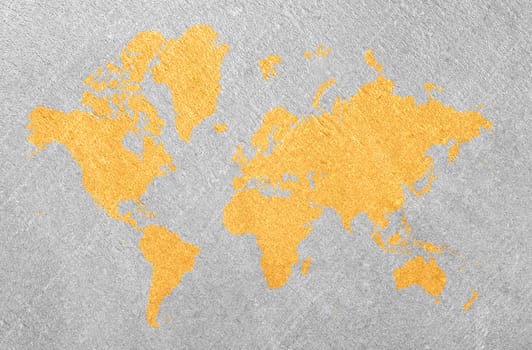 Abstract world map