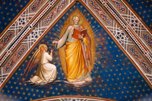 Fresco from Florence church - San Miniato al Monte