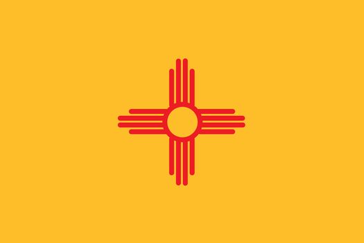 The Flag of the American State of New Mexico