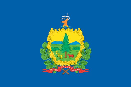 The Flag of the American State of Vermont