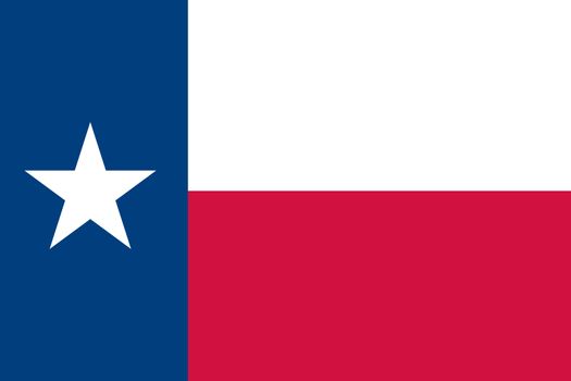 The Flag of the American State of Texas