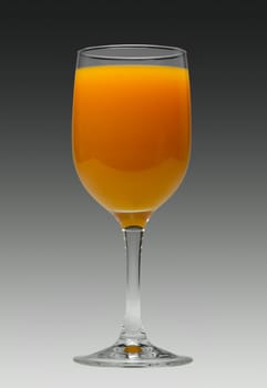 a glass of orange juice