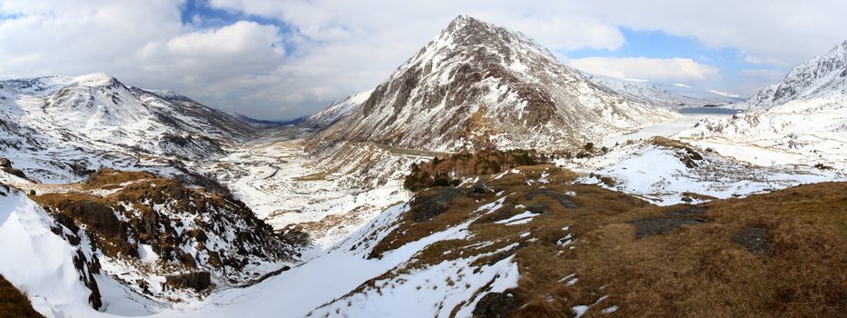 Ogwen Valley Snowdonia National park North Wales UK