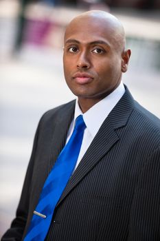 Portrait of an African American businessman