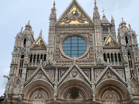 Siena - Duomo .The western facade