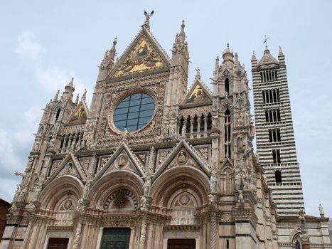 Siena - Duomo .The western facade