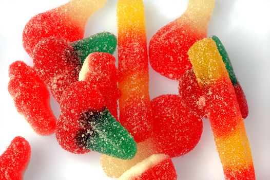 Candies of bright colors