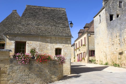 old village of Saint-Amand-of-Coly