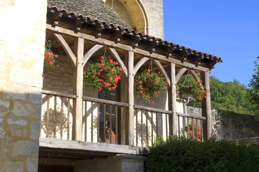 old village of Saint-Amand-of-Coly
