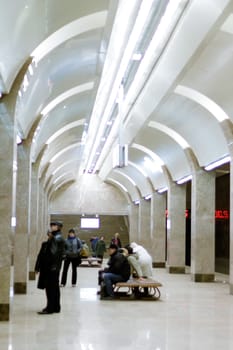 subway station Gorkovskaya in Nizhny Novgorod. Russia