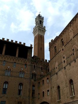 Siena - Palazzo Pubblico and Torre del Mangia.