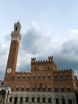 Siena - Palazzo Pubblico and Torre del Mangia.