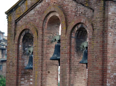 Siena - the old bell tower near the church of San Domenico
