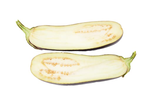 cut eggplant